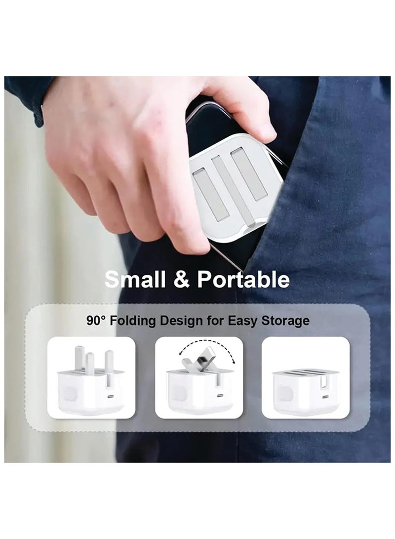 Cool Baby COOLBABY Type C Fast Charger 20w usb c power adapter Plug PD Power Adapter Wall Plug - Image 2