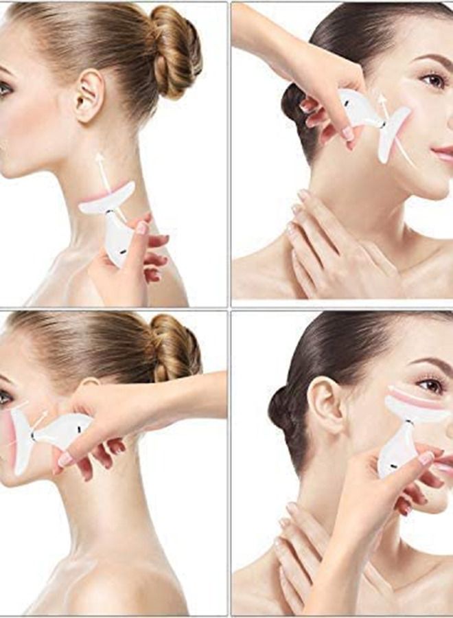 Arabest Face Massager Anti Aging Neck Eye Massager, 3 Modes Heat High Frequency Vibration Anti Wrinkles Facial Device for Skin Tightening & Lifting, Micro-Current Neck Protector USB Rechargeable - Image 3