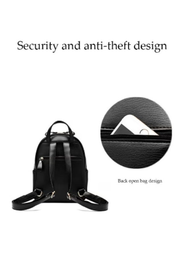 DUNISO Women’s Off - White Backpack | Quilted & Rivet Design, A New Favorite for Casual Outings - Image 3