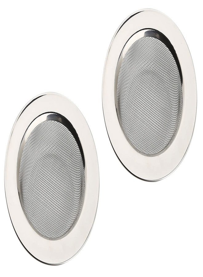 MobFest® Rustproof Stainless Steel Heavy Duty Kitchen Sink Drain Strainer Food Waster Hair Catcher Filter Basket Basin Stopper Trap, 11.5 cm (2) - Image 1