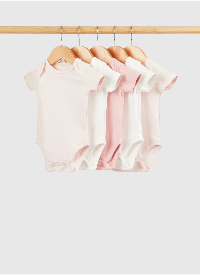 mothercare - Short-Sleeved Bodysuits - 5 Pack - Image 1