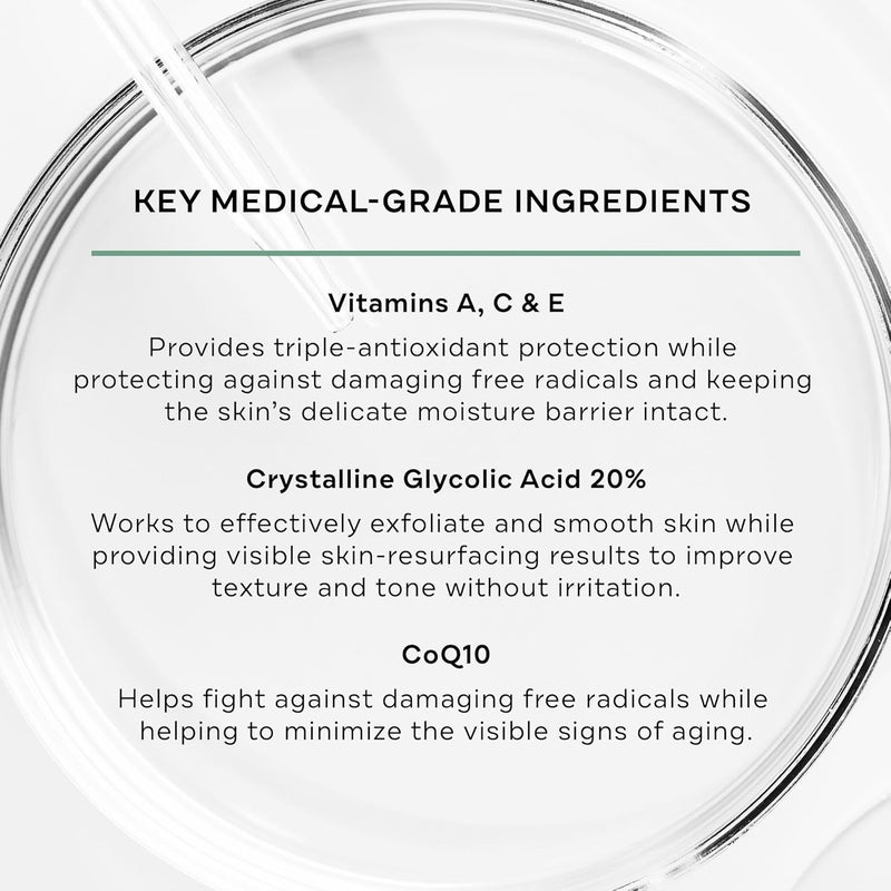 Replenix Glycolix Elite Glycolic Acid 20% Resurfacing Cream with Vitamins A, C, E - Dark Spot Corrector and Pore Reducer, 1.7 oz - Image 3