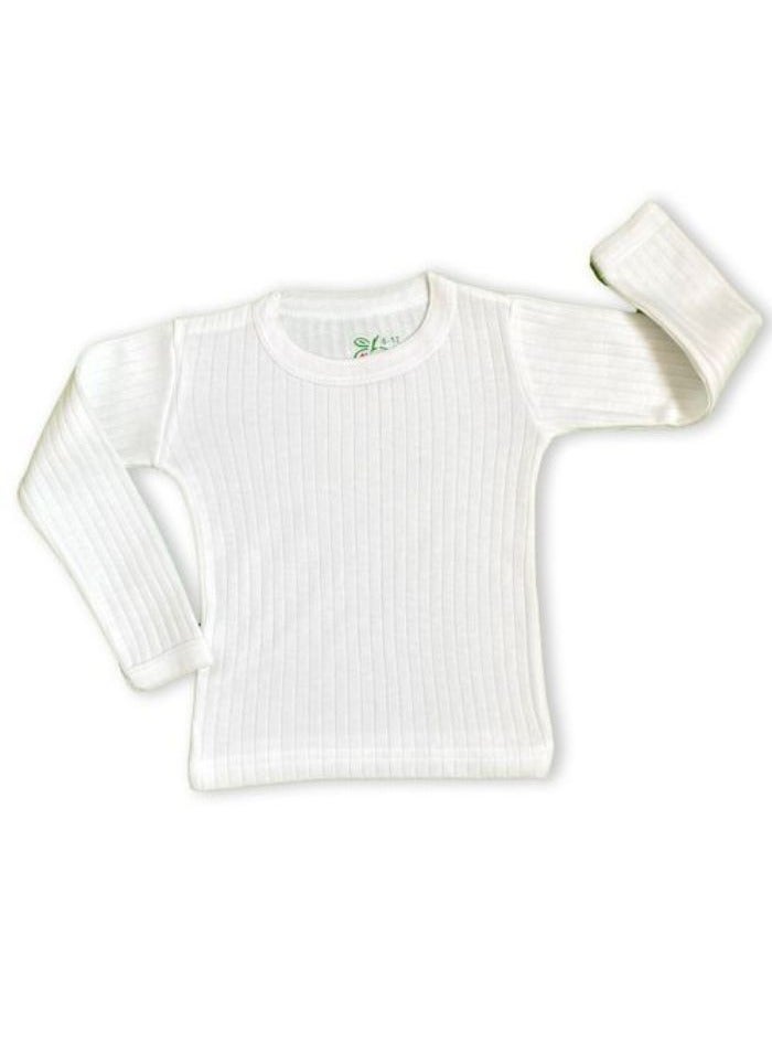 KIDS WARMER SET - LIGHTLY PADDED FROM INSIDE-Off-White - Image 2