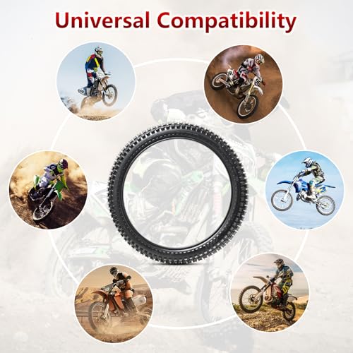 PaoWin 2.75-19 4PR TT 43P Dirt Bike Front/Rear Tire and Heavy Duty Inner Tube Compatible with 2.75-19 Off Road Pit Bike/Motorcycle Tires(P-2011) - Image 5