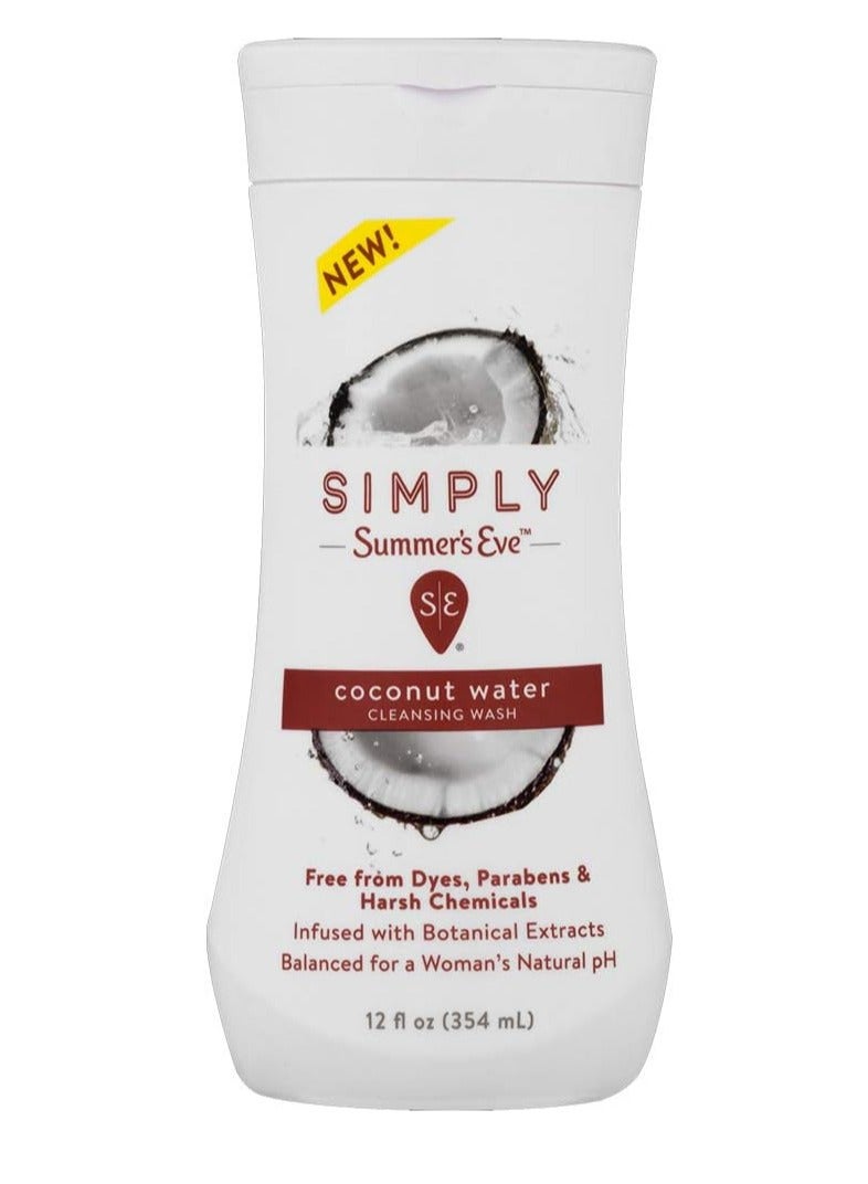 Summer's Eve Summers Eve Simply Free and Gentle Coconut Water Cleansing Wash -354M - Image 2