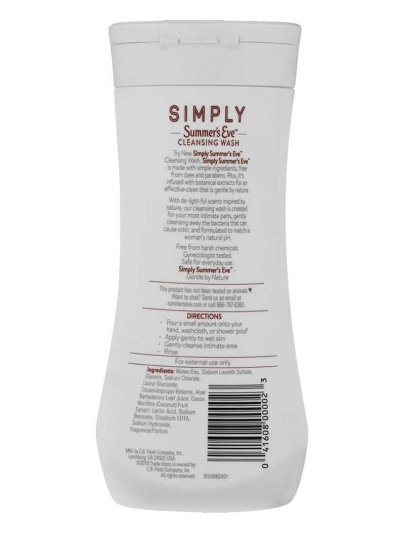 Summer's Eve Summers Eve Simply Free and Gentle Coconut Water Cleansing Wash -354M - Image 4