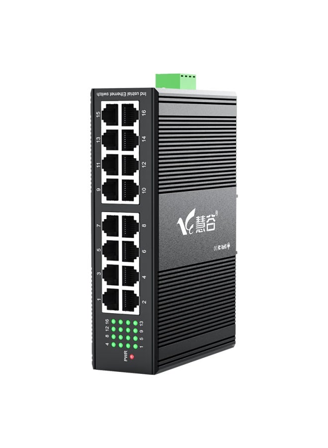 Smart Valley Huigu 100mbps 16-port Industrial Switch, Industrial Ethernet Switch, Monitoring Network Splitter, Hub, Din Rail-mounted Hg800-fe3016 - Image 4