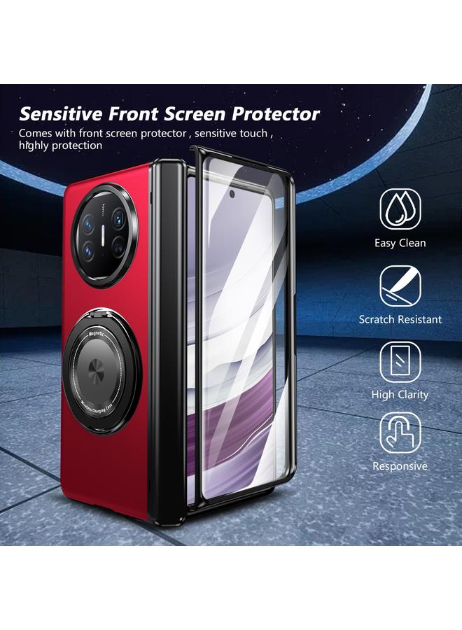 Zaboon Case For Huawei Mate X5 Gold Medal Rotating Folding Series Ring Holder Phone Case - Image 2