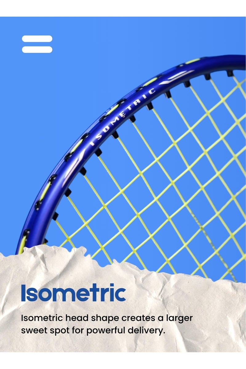 Yonex Nanoray 72 Light Strung Badminton Racquet | Ultra-Light 5U Graphite | Aero-Box Frame | Perfect for Speed and Intermediate Players - Image 4