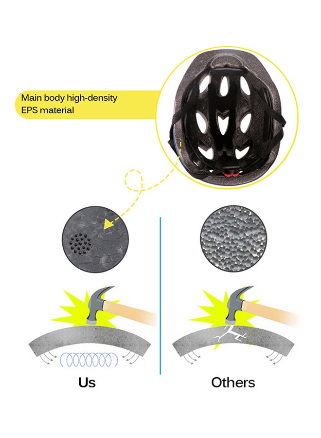 Adjustable Anti Vibration Extended Brim Intimate Design Sports Helmet For Kids 30x6.5x9cm