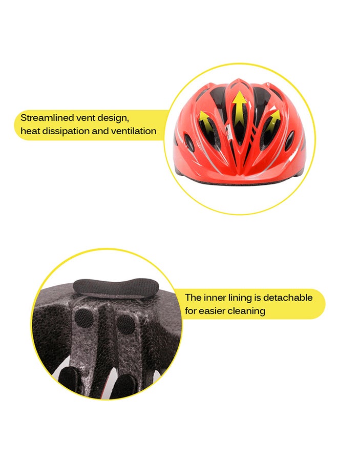 Adjustable Anti Vibration Extended Brim Intimate Design Sports Helmet For Kids 30x6.5x9cm  - Image 4