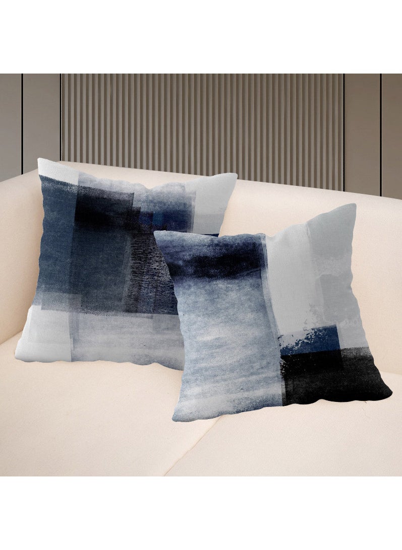 FASHION HOME مجموعة من 4 أغطية وسائد مزخرفة لديكور غرفة المعيشة والحديقة الخارجية  - Image 2