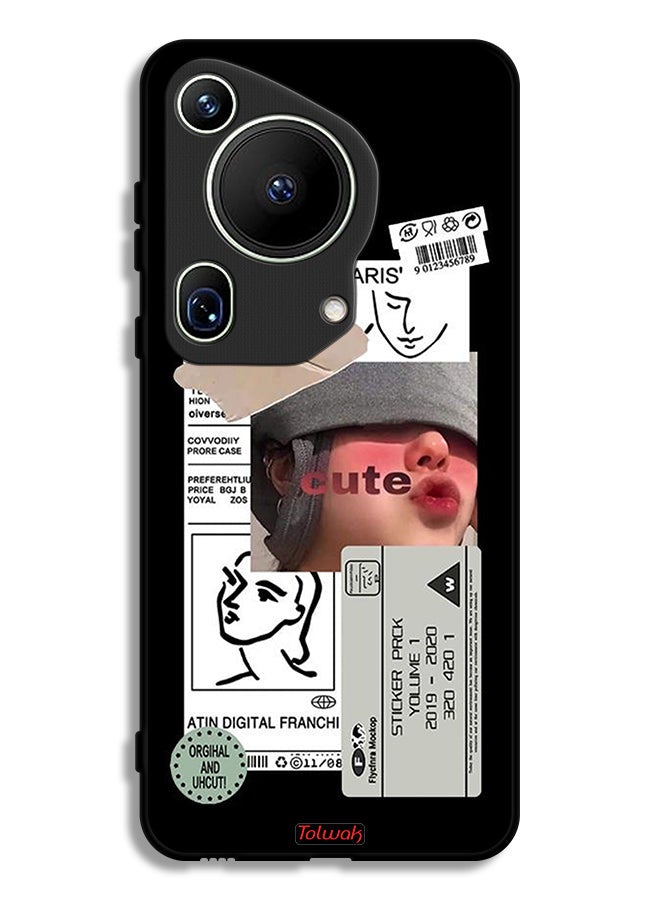 Tolwak Huawei Pura 70 Ultra Protective Case Cover Cute Sticker - Image 1