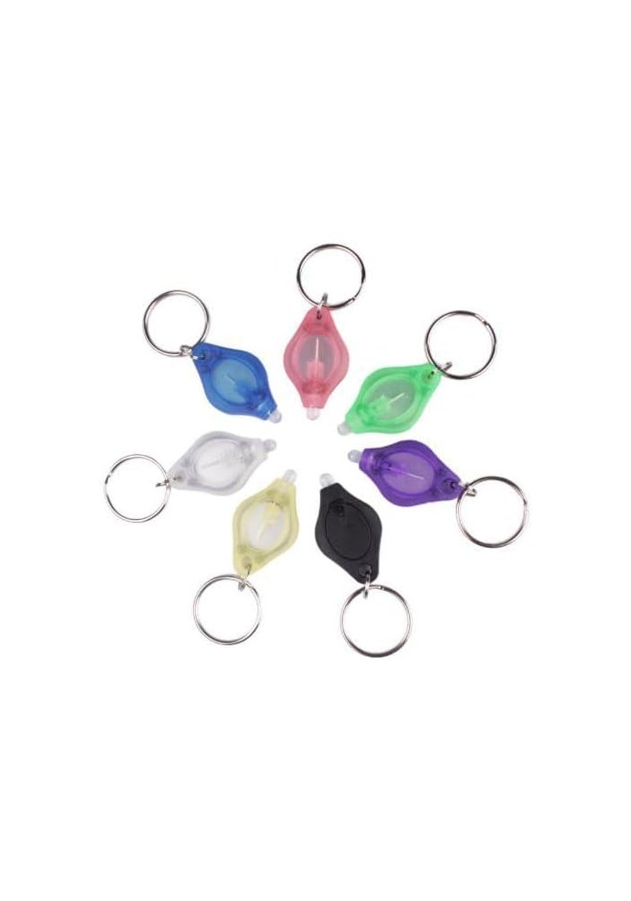 Boxonly Mini UV Keychain Flashlight – 10PC Compact LED Torch for Money Detection - Image 2