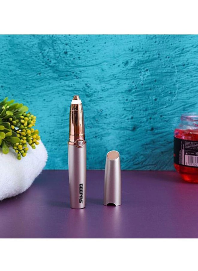 GEEPAS Eyebrow Trimmer- GLS86040, Ergonomic Design With Precision Tip And Comfortable Grip, Equipped Built-In Light Indicator Rose Gold - Image 5