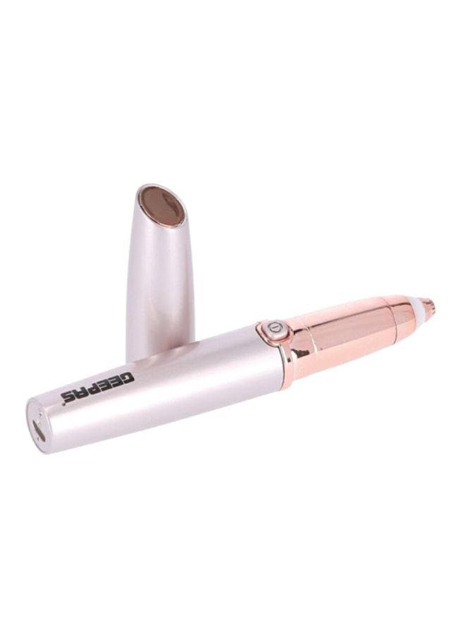 GEEPAS Eyebrow Trimmer- GLS86040, Ergonomic Design With Precision Tip And Comfortable Grip, Equipped Built-In Light Indicator Rose Gold - Image 3