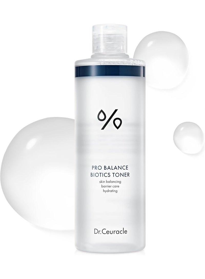 Dr. Ceuracle Dr.Ceuracle Pro Balance Biotics Toner - pH Balance Hydrating Daily Toner for Face, Fragrance-Free Korean Skincare Facial Toner with 6-Probiotics, Theanine, Milk Lipids (300ml / 10.14 fl. oz.) - Image 1