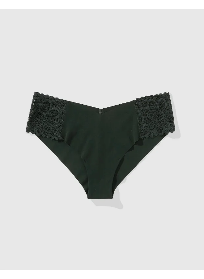 Aerie SMOOTHEZ No Show Cheeky Lace Underwear