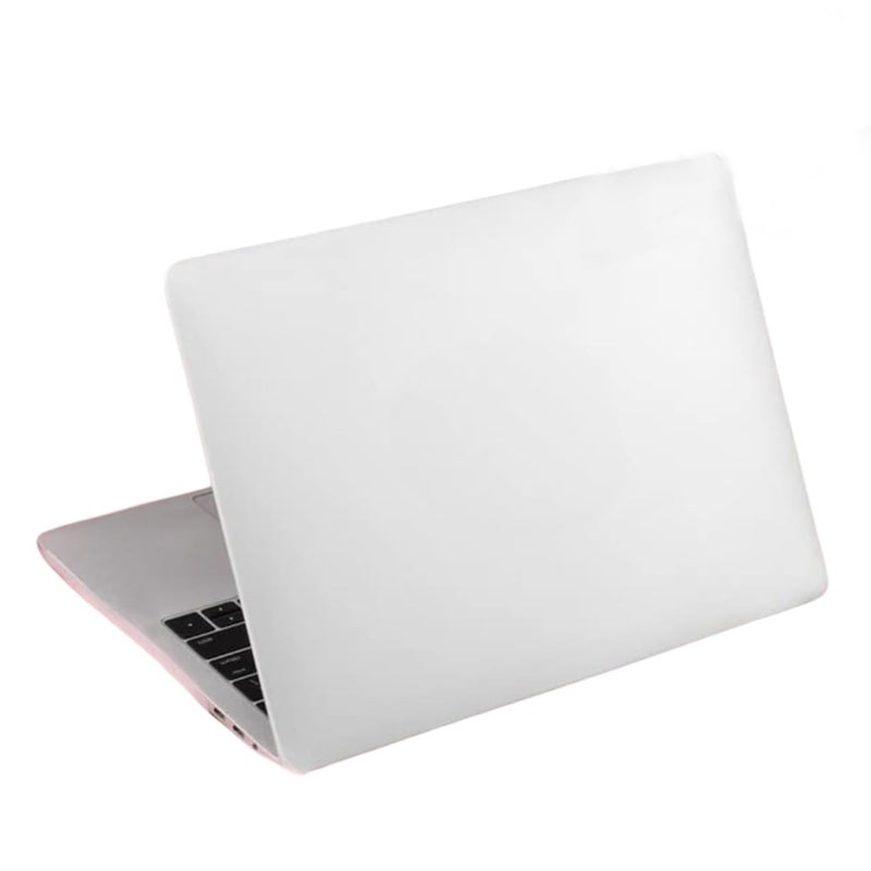 Tech Trendz Ultra Thin Soft Cover Compatible with MacBook Pro 13 Inch (Model M2 A2338 / M1 A2338 / A2289 / A2251 / A1706 / A1989 Frosted Protector Case with Keyboard Cover (White) - Image 1