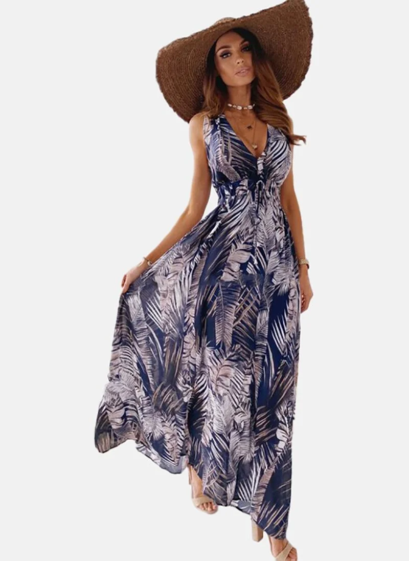YUNIQEE Printed Maxi Dress