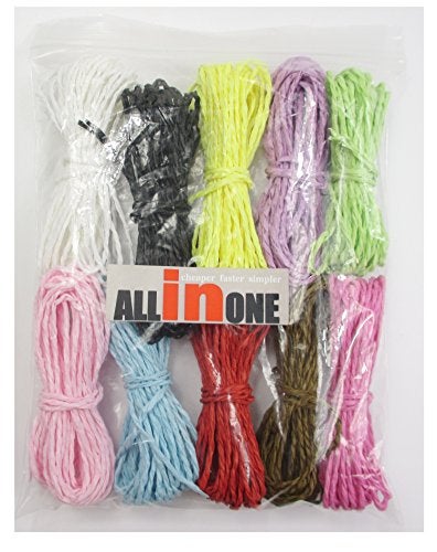 All In One 10 Color 300 Yards Twisted Paper Craft String/Cord/Rope (1-1.5mm Thickness) - Image 5