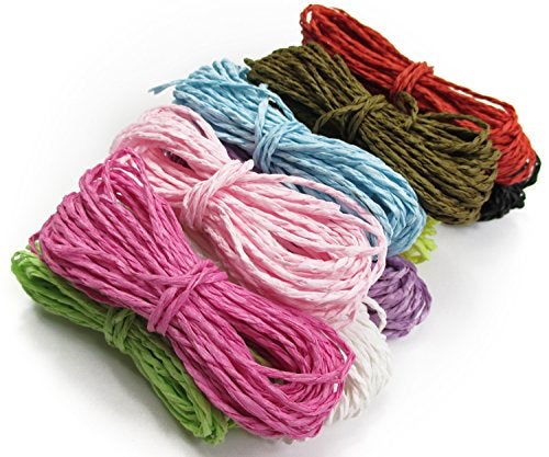 All In One 10 Color 300 Yards Twisted Paper Craft String/Cord/Rope (1-1.5mm Thickness) - Image 1