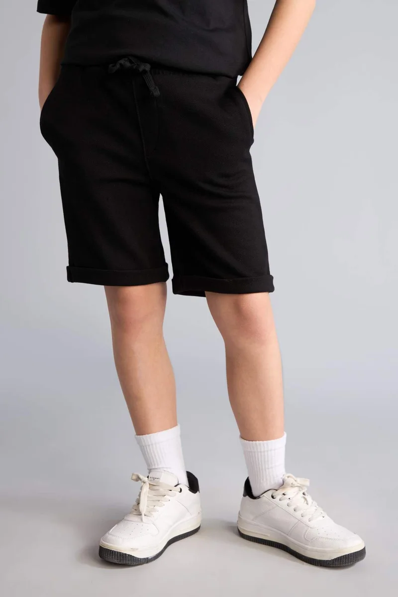 ديفاكتو Boy Cotton Regular Fit Shorts