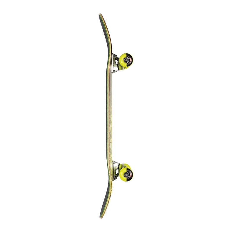 Globe G1 Nature Walk Complete Skateboard 8.125 inch, Resin-7 Hard Rock Maple Deck - Black/Toxic Yellow - Image 4