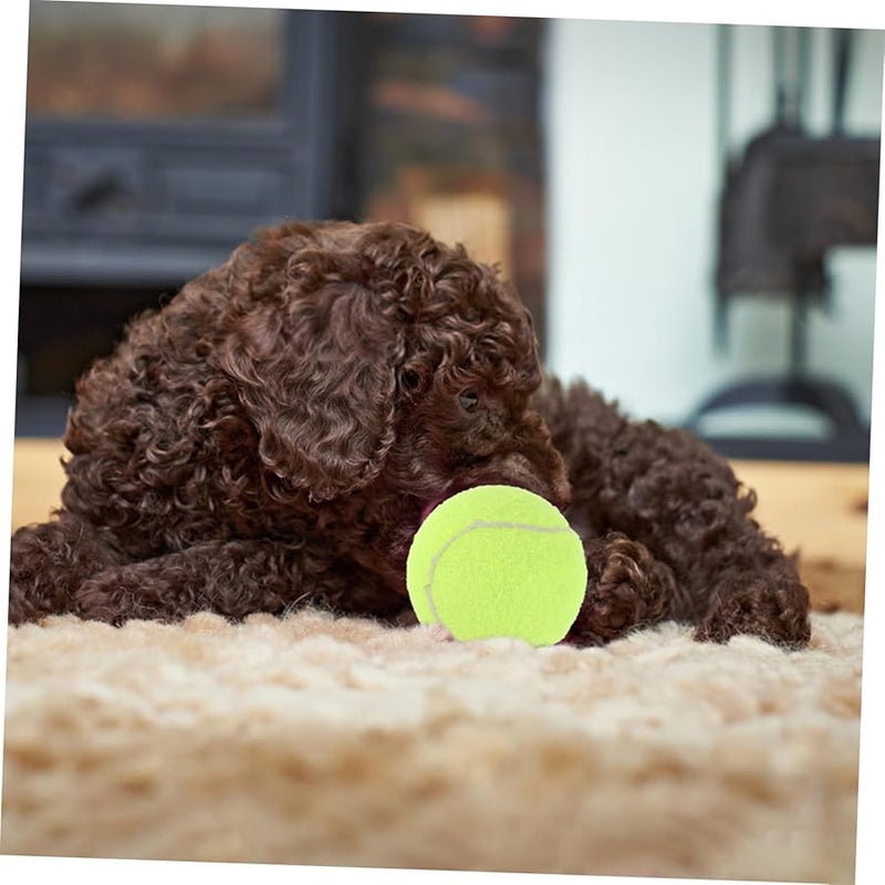 8 Pcs Tennis Ball Set For Dogs Kids Training Practice Interactive Pet Toy - Image 4