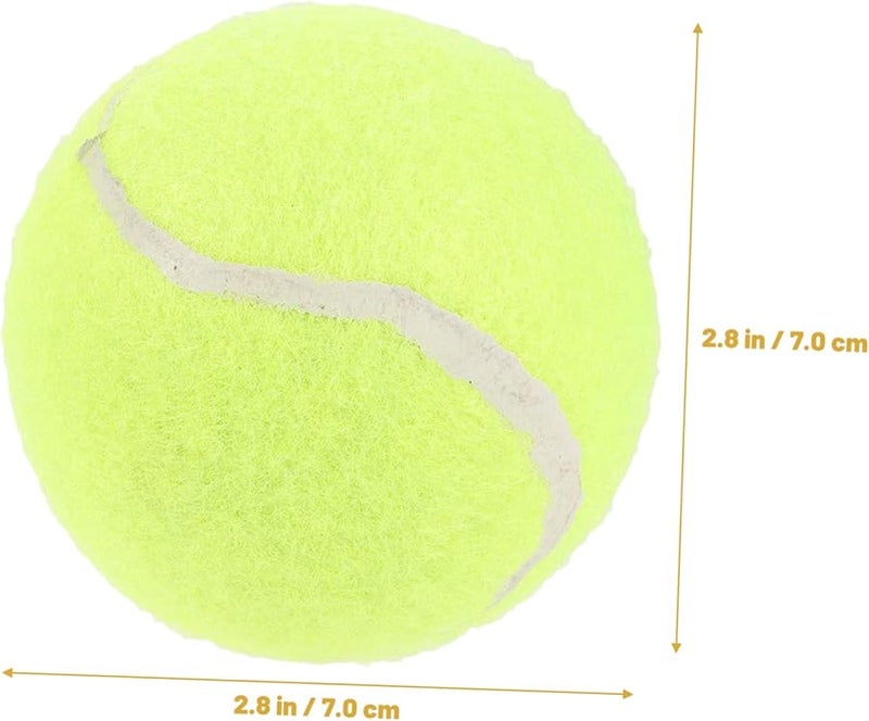 8 Pcs Tennis Ball Set For Dogs Kids Training Practice Interactive Pet Toy - Image 3