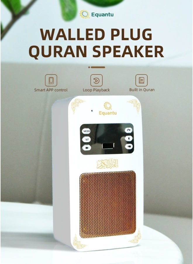 Equantu Wall-Plug Bluetooth Quran Speaker | Sq669 Plug Quran Pure Recitation and a Complete Spiritual Experience - Image 5