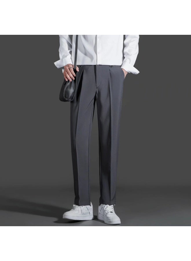 Shougu Men's Fashionable Casual Business Suit Pants