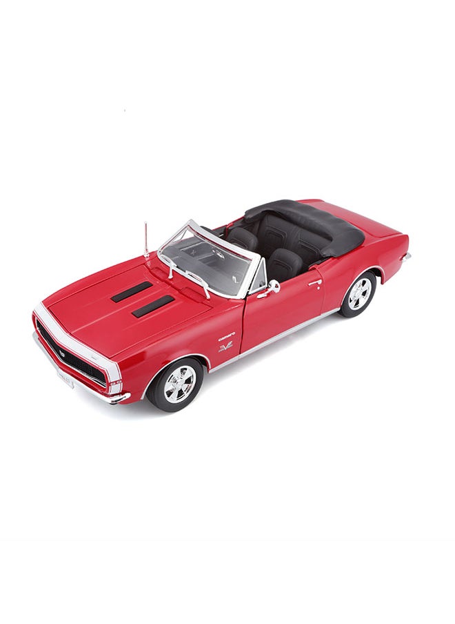 Maisto 1:18 Se (A)-1967 Chevrolet Camaro Ss 396 Convertible Red Officially Licensed Scaled Replicas of Collectible Diecast Metal Models with Exquisite Interior & Exterior Detailing for All Ages  - Image 5