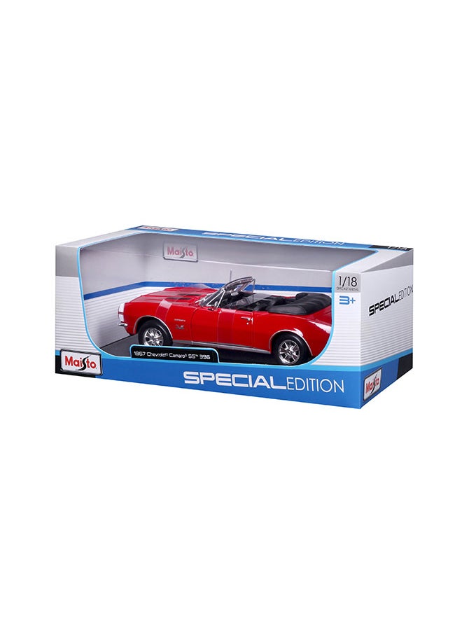 Maisto 1:18 Se (A)-1967 Chevrolet Camaro Ss 396 Convertible Red Officially Licensed Scaled Replicas of Collectible Diecast Metal Models with Exquisite Interior & Exterior Detailing for All Ages  - Image 4