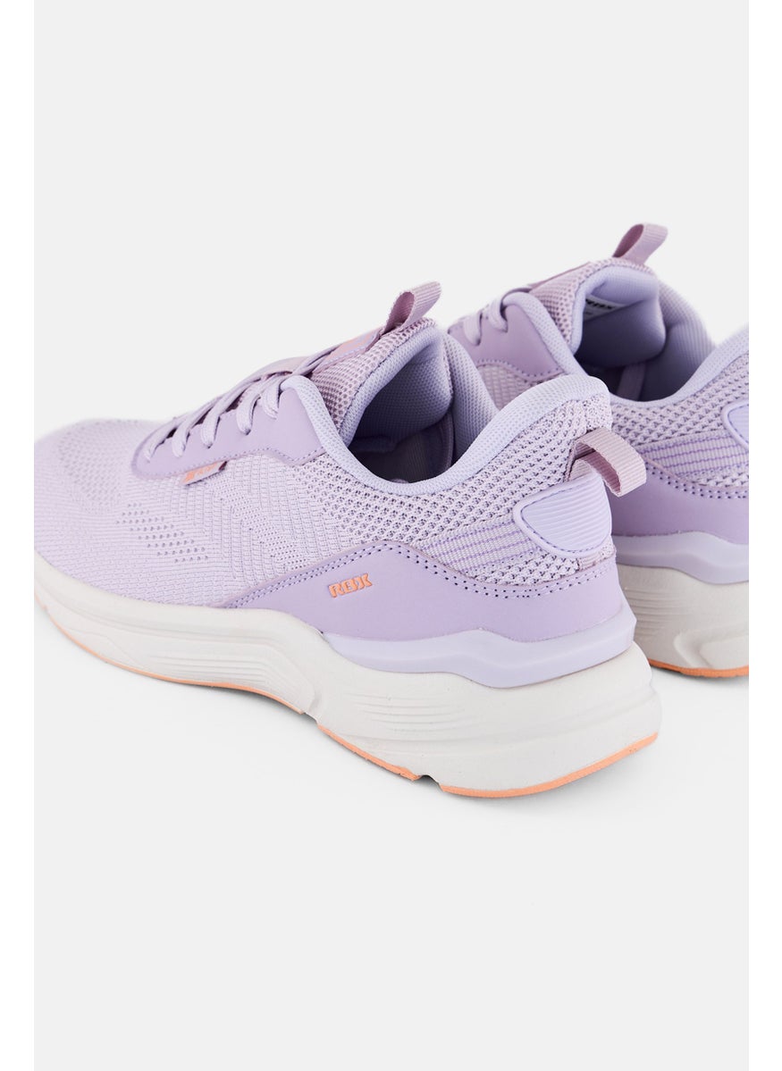 RBX Women Lace Up Hiking Shoes, Lilac  - Image 2