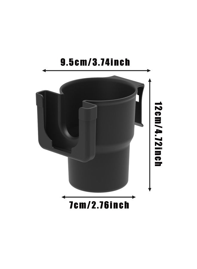 2PCS Car Cup Holder Hook, 2-in-1 Mobile Phone Holder + Drink Holder, Car Door Side/Seat Back/Armrest Box Storage Device - Image 2