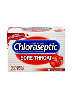 Chloraseptic Cherry Lozs 18S 