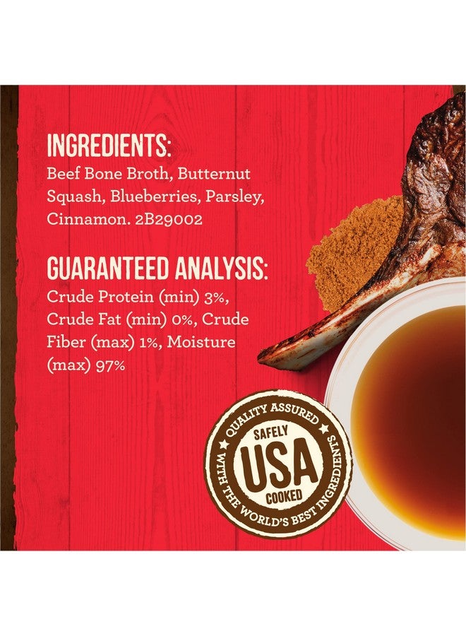 ميريك أكياس طعام الكلاب والقطط من مرق العظام الخالي من الحبوب، درجة بشرية ممتازة وخالية من الجلوتين، لحم بقري - كيس 16 أونصة - Image 5