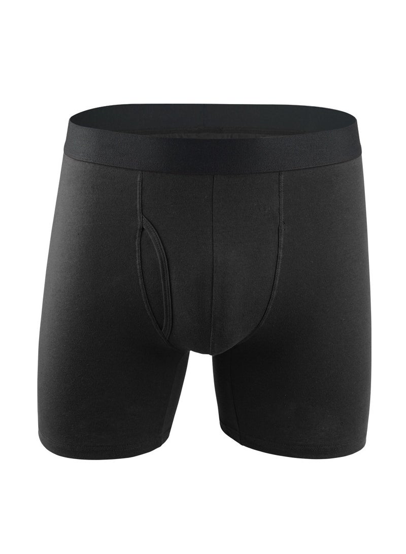 4 Pice Set Natural Feelings Mens Boxer Shorts Soft Cotton Men Pack Breathable Mens Underwear Boxer Briefs