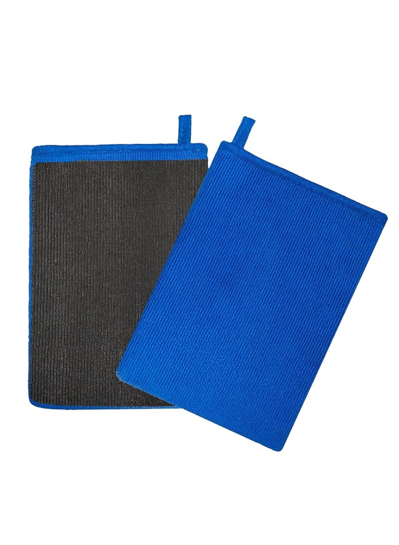 HALAMODO 1 Pack Clay Mitt and Bar, Medium Grade Bundle With Blue Clay Towel for Car Cleaning and Polishing - Image 1