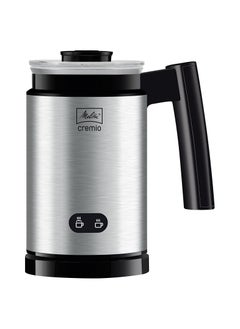 Melitta CREMIO 2 Premium Milk Frother, Electric Milk Steamer, Soft Foam Maker, 450W, Stainless Steel  - Image 1