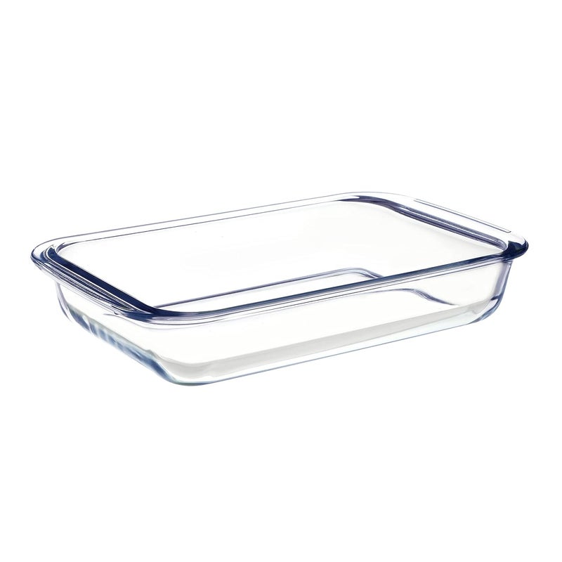 Cutting Edge Essentials Ignus Rectangle Glass Bake and Serve Dish 1000ml Oven and Microwave Safe Bakeware HeatResistantNonStickDurable Kitchen Dish Ideal for Baking and ServingPack of 1 - Image 5