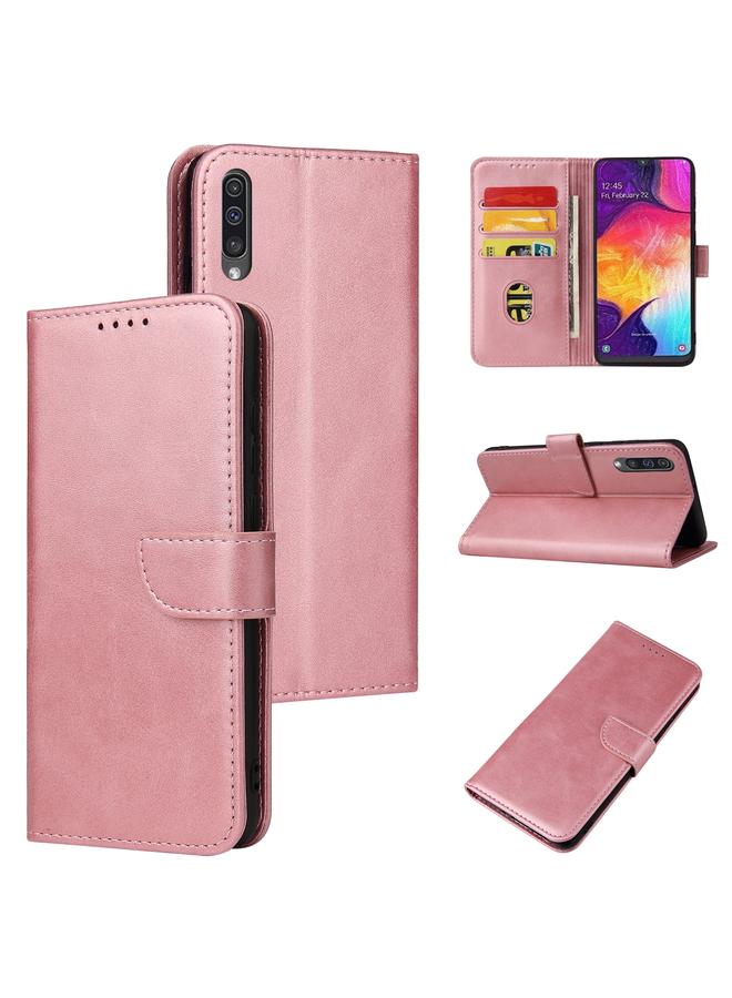 S-TOP Case For Samsung Galaxy A50 Calf Texture Buckle Horizontal Flip Leather Case with Holder & Card Slots & Wallet - Image 1