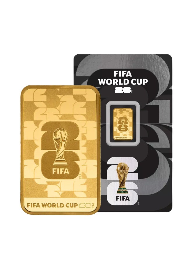 بامب سبيكة ذهب 1 غرام لكأس العالم FIFA 2026™ - منتج مرخص رسميًا - Image 1