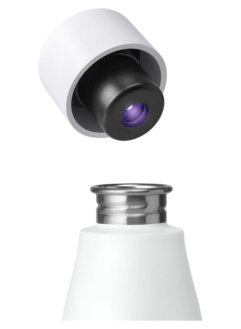 LARQ زجاجة مياه لارك ذاتية التنظيف - إصدار حركة تيرا أبيض / كثيب 710 مل - غير معزولة - Image 2