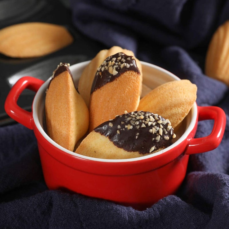 CAKETIME Silicone Madeleine Pans - 9 Cups Madeleine Mold for Small Cake, Chocolate, Cookies Pack of 2 - Image 5