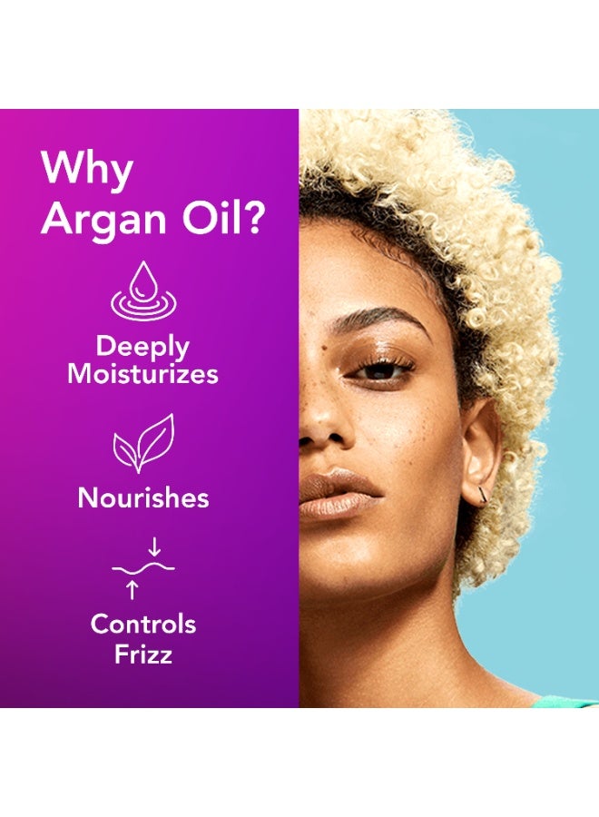 Eco Styler Argan Oil Styling Gel | Strong Hold, Frizz Control & Shine | 473ml | For All Hair Types | Nourishing Hair Gel with Vitamin E - Image 3