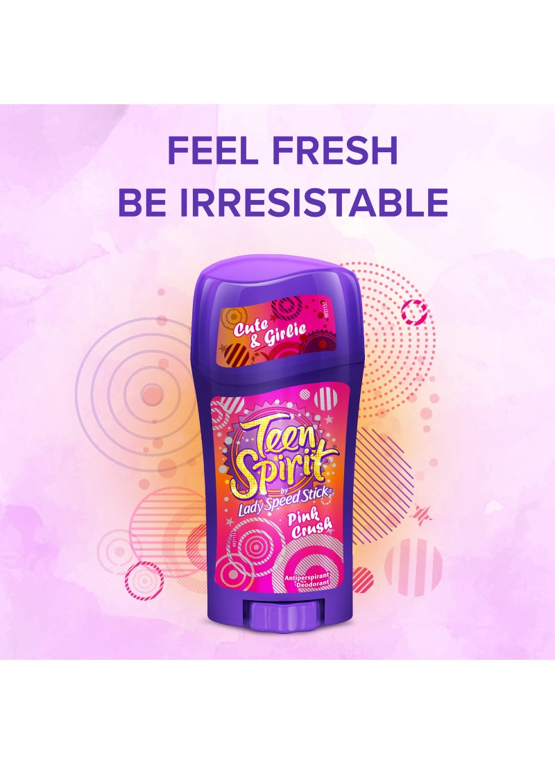 ليدي سبيد ستيك مزيل العرق مضاد للتعرق تين سبيريت بينك كراش 65جم - Image 2