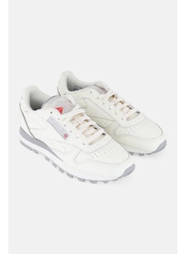 Reebok Kids Boy Classic Leather 1983 Vint Lace Up Running Shoes, White  - Image 1