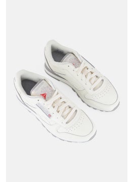 Reebok Kids Boy Classic Leather 1983 Vint Lace Up Running Shoes, White  - Image 4